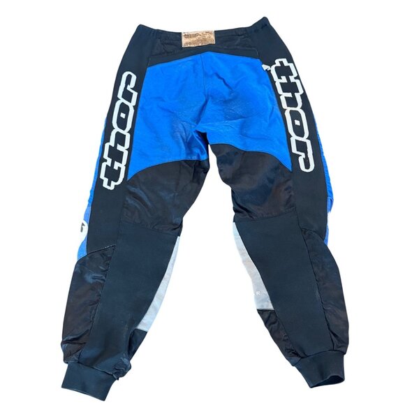 Thor Kevlar Mens Pants Size 36 Black/Blue Stretch Durable Racing Gear Protective - Picture 2 of 5